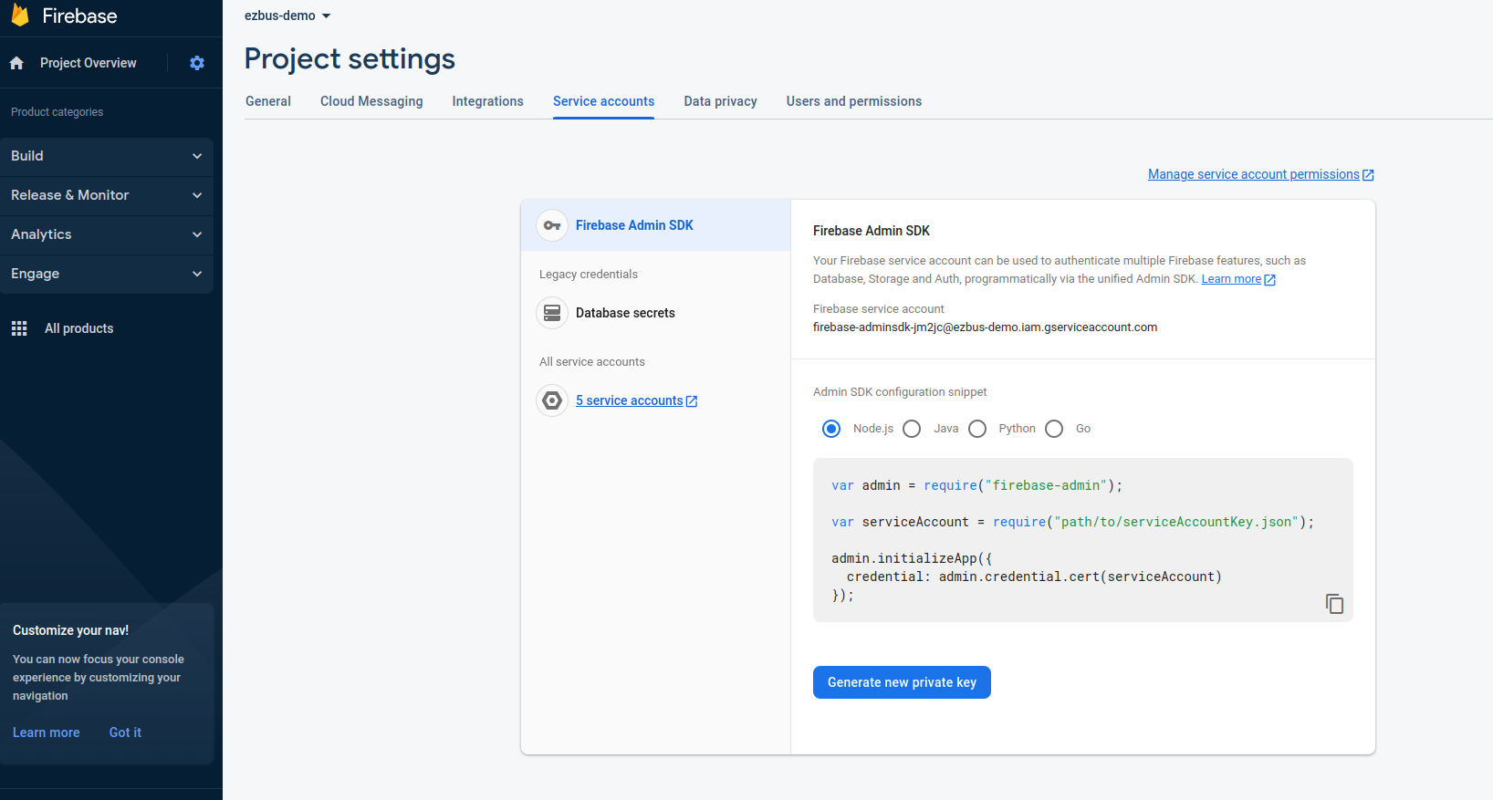 Firebase cloud messaging