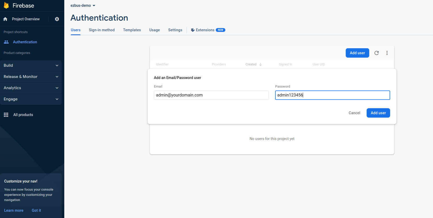 Firebase cloud messaging