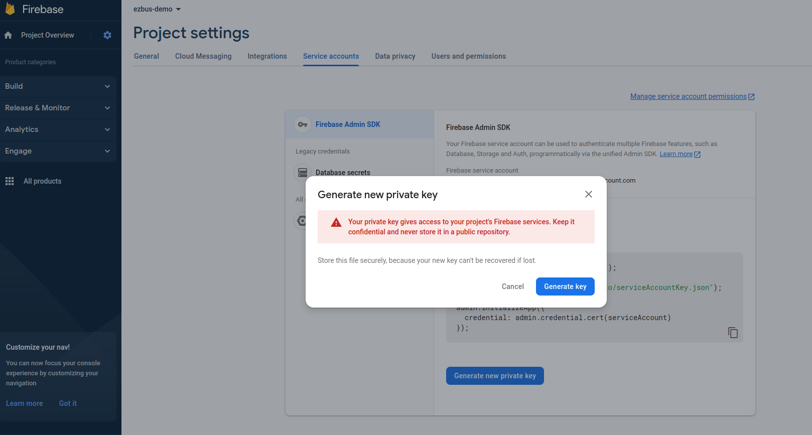 Firebase cloud messaging